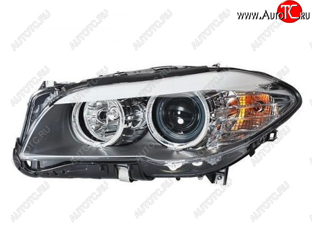 13 599 р. Левая фара (c электрокорректором) DEPO BMW 5 серия F10 седан дорестайлинг (2009-2013)  с доставкой в г. Майкоп