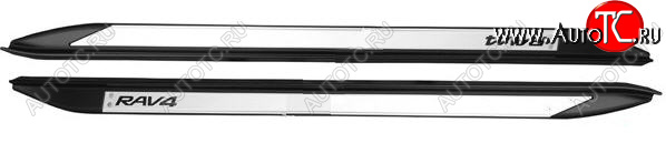 12 899 р. RAV4 ПОРОГ-ПОДНОЖКА Л+П (КОМПЛЕКТ) OEM STYLE , АЛЮМИН BODYPARTS tyrv406-4a0a-n  с доставкой в г. Майкоп