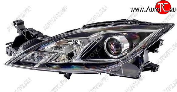 14 649 р. Левая фара (под корректор) DEPO  Mazda 6  GH (2007-2010) дорестайлинг седан  с доставкой в г. Майкоп