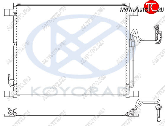 7 849 р. FX35 {EX35 09-} КОНДЕНСАТОР КОНДИЦ (KOYO) KOYORAD ifx3508-930  с доставкой в г. Майкоп
