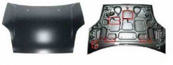 Капот BodyParts Ford Fiesta  5 (2005-2008) хэтчбэк 5 дв. рестайлинг