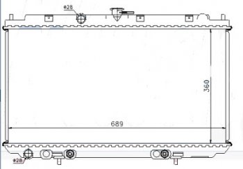 4 999 р. ALMERA (+ P12 02-) РАДИАТОР ОХЛАЖДЕН AT (см.каталог) BODYPARTS nnalm02-915  с доставкой в г. Майкоп. Увеличить фотографию 1
