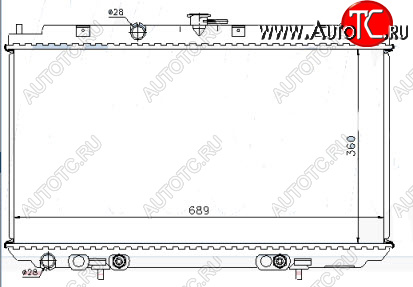 4 999 р. ALMERA (+ P12 02-) РАДИАТОР ОХЛАЖДЕН AT (см.каталог) BODYPARTS nnalm02-915  с доставкой в г. Майкоп