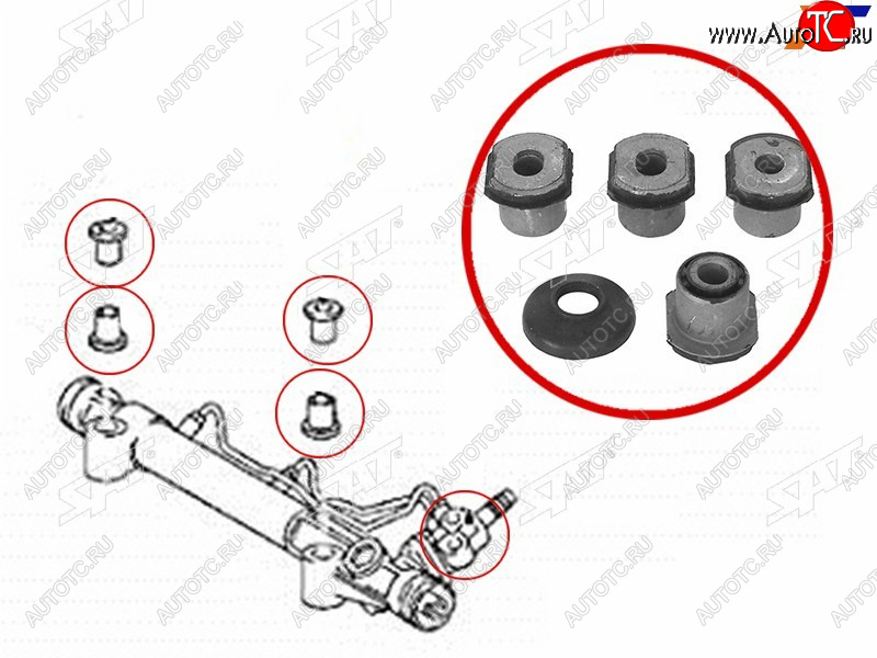 999 р. Втулка рулевой рейки Toyota Hilux Pick Up 04-15  Fortuner 04-08 SAT ST-44200-0K230B  с доставкой в г. Майкоп