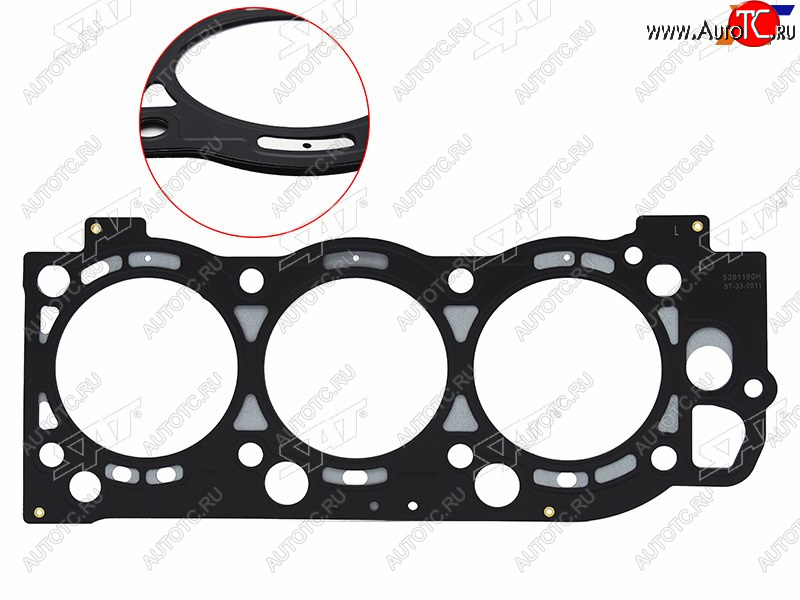 1 259 р. Прокладка ГБЦ TOYOTA LC PRADOSURFGRANVIA 5VZ 99-05 LH SAT ST-33-0011  с доставкой в г. Майкоп