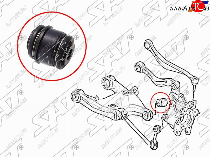 819 р. Сайлентблок BMW 5-Series 09-17  6-Series 11-18  7-Series 08-15  5-Series Gran Turismo 09-16 SAT ST-33326780438  с доставкой в г. Майкоп