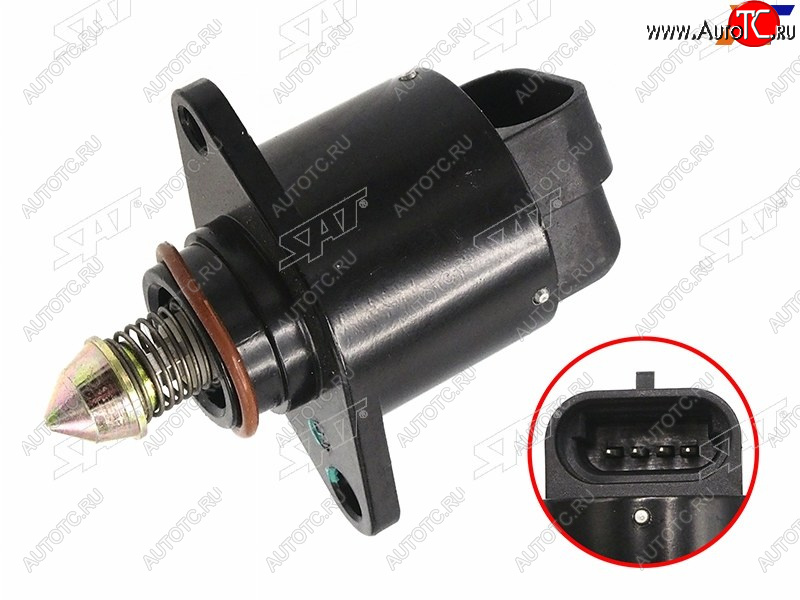 729 р. Клапан холостого хода OPEL ASTRA F ASTRA G VECTRA B ZAFIRA A CORSA A CORSA B TIGRA A SAT ST-340-0020  с доставкой в г. Майкоп