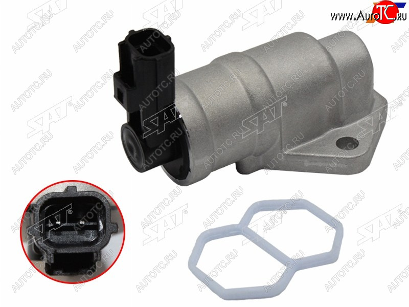 3 279 р. Клапан холостого хода FORD MONDEO III 00-07 FOCUS  04- SAT ST-340-0014  с доставкой в г. Майкоп