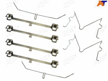 245 р. Комплект монтажный тормозных колодок FR TOYOTA LAND CRUISER 100LEXUS LX470 98-- SAT ST-349-0048  с доставкой в г. Майкоп. Увеличить фотографию 1