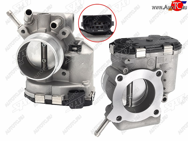 5 699 р. Дроссельная заслонка Hyundai Solaris 10-17  Kia Ceed 06-16  Cerato 08-13  Rio 11-17  Soul 08-14 SAT ST-35100-2B150  с доставкой в г. Майкоп