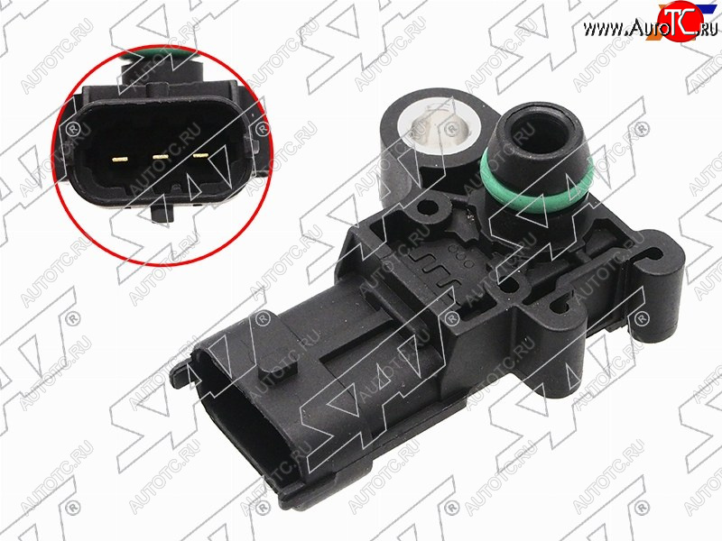 649 р. Датчик абсолютного давления воздуха OPEL ASTRA H 04-10 ASTRA J 12- CORSA D 06-14 CORSA E 14- SAT ST-372-0002  с доставкой в г. Майкоп