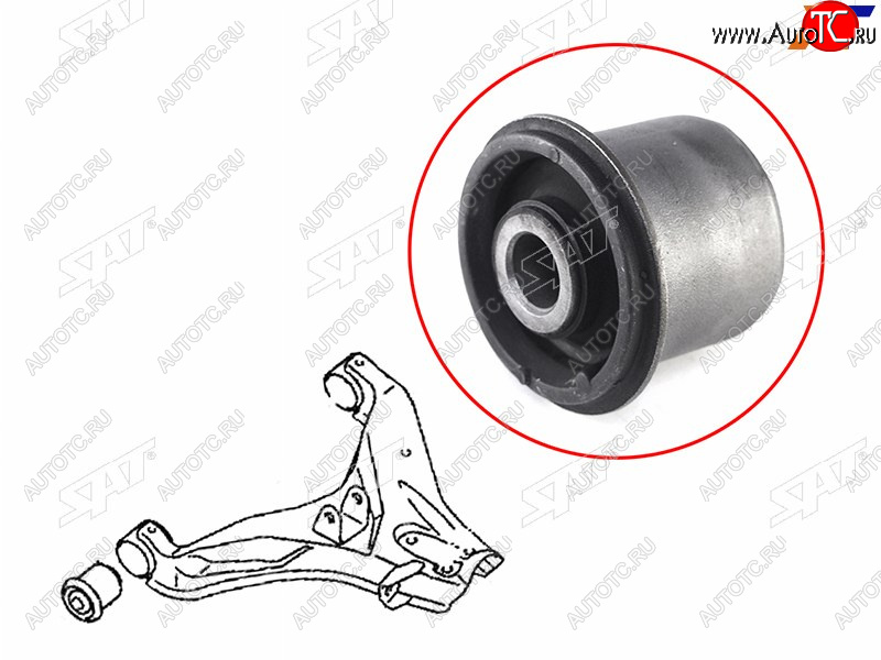 379 р. Сайлентблок переднего верхнего рычага MITSUBISHI L200TRITON 05-15PAJEROMONTERO SPORT 08-15 SAT ST-4010A117B  с доставкой в г. Майкоп