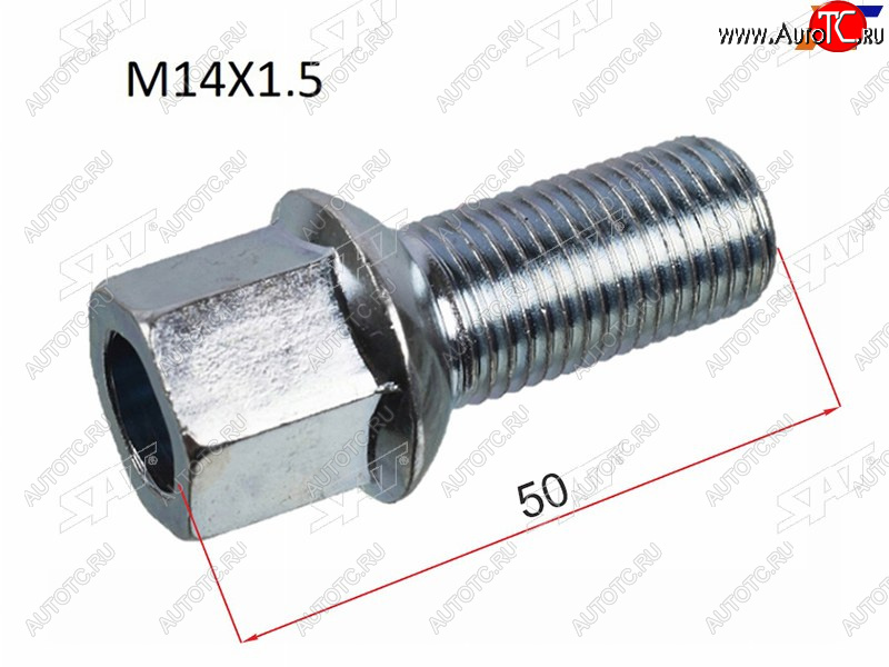165 р. Болт колесный VW POLO 02-15JETTA 05-15TIGUAN 08-15SKODA FABIA 00-15OCTAVIA 97-15RAPID 1 SAT ST-431601139A  с доставкой в г. Майкоп