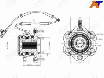 Ступичный узел задн. NISSAN PATROL Y62 SAT ST-43202-1LB0A