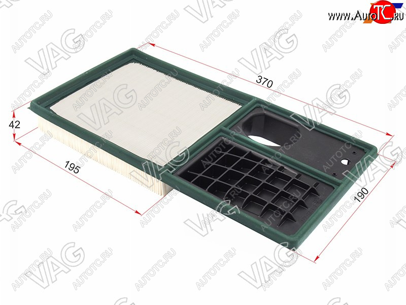 1 399 р. Фильтр воздушный VAG  Seat Altea  5P (2009-2013), Seat Altea Freetrack (2008-2025), Skoda Octavia ( A5,  A7,  A8) (2004-2022), Volkswagen Polo  5 (2009-2020)  с доставкой в г. Майкоп