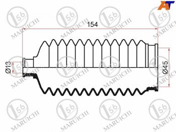 659 р. Пыльник рулевой рейки                                                                                MARUICHI 03-086  с доставкой в г. Майкоп. Увеличить фотографию 1