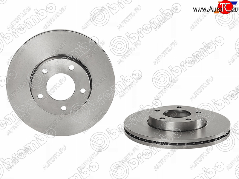 5 899 р. Передний тормозной диск (вентилируемый) BREMBO Mazda 3/Axela BK дорестайлинг седан (2003-2006)  с доставкой в г. Майкоп