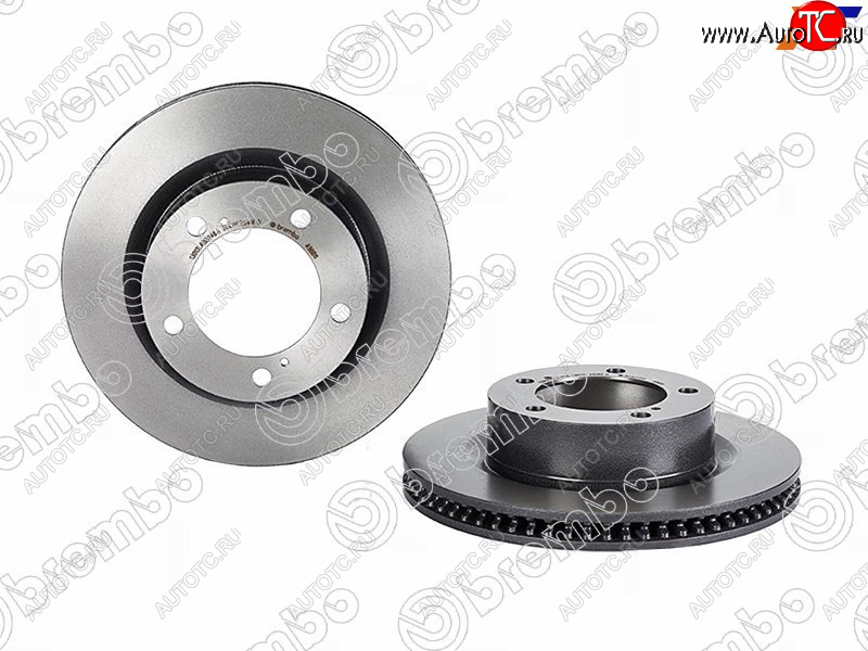 17 199 р. Передний тормозной диск (вентилируемый, d 340) BREMBO Toyota Land Cruiser 200 дорестайлинг (2007-2012)  с доставкой в г. Майкоп