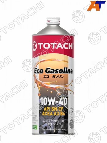 1 169 р. Масло моторное полусинтетическое TOTACHI Eco Gasoline 10W-40 SNCF, A3B4 1л TOTACHI 10901  с доставкой в г. Майкоп. Увеличить фотографию 1