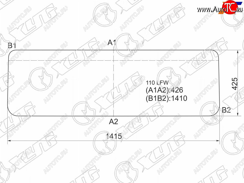 3 199 р. Стекло лобовое Land Rover Defender 83-16 XYG 110 LFW  с доставкой в г. Майкоп