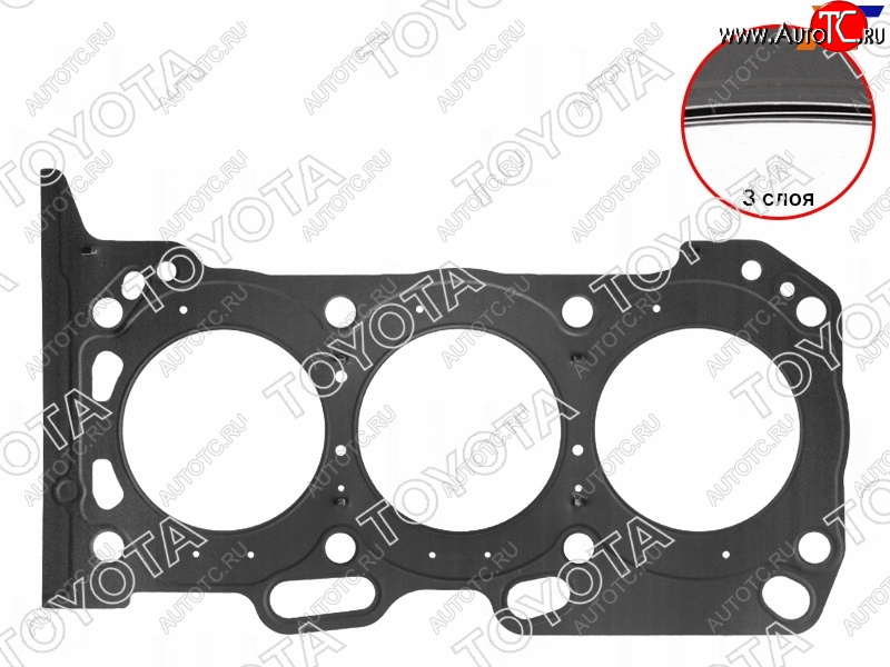 3 399 р. Прокладка головки блока TOYOTA 3-5GRF#E RH TOYOTA 11115-31041  с доставкой в г. Майкоп