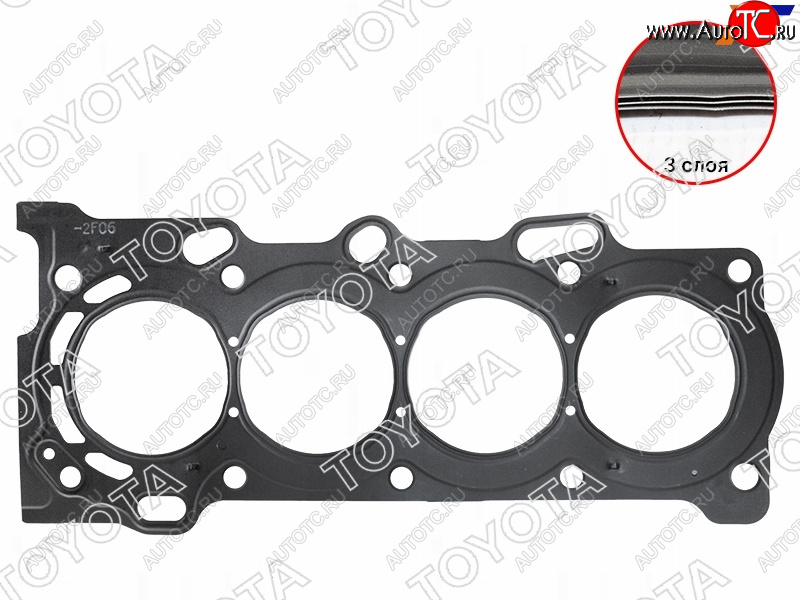 3 999 р. Прокладка головки блока TOYOTA COROLLA,WILL,WISH 1ZZFE 02- TOYOTA 11115-22050  с доставкой в г. Майкоп