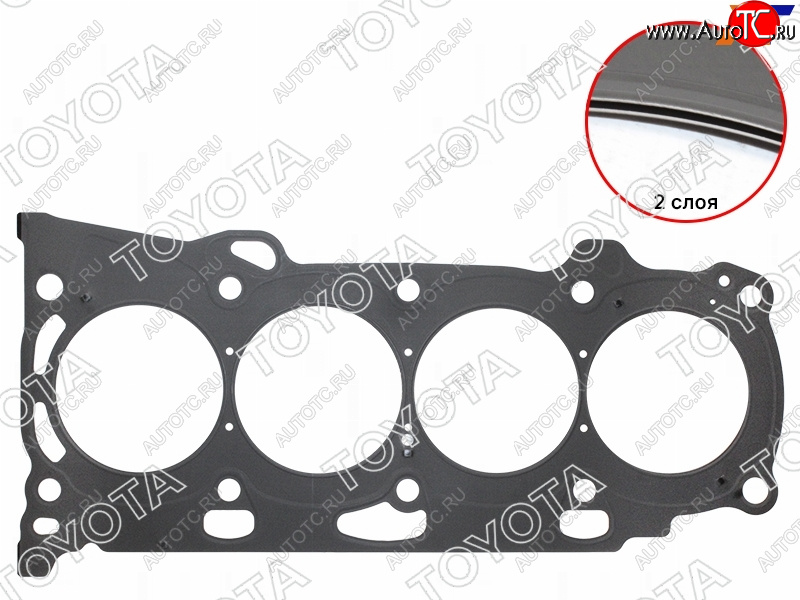 5 849 р. Прокладка головки блока TOYOTA IPSUM,CAMRY,HARRIER 2AZFE 05- TOYOTA 11115-28040  с доставкой в г. Майкоп