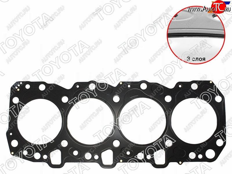 7 649 р. Прокладка головки блока 1KZTE (MARK 3) 4RUNNERHIACEHILUXSURFLAND CRUISER 93- TOYOTA 11115-67050-03  с доставкой в г. Майкоп