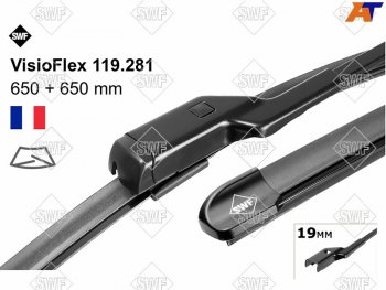2 889 р. Комплект щеток стеклоочистителя 650мм+650мм OPEL ASTRA J 09-16 PEUGEOT 508 10-18 SWF 119281  с доставкой в г. Майкоп. Увеличить фотографию 1