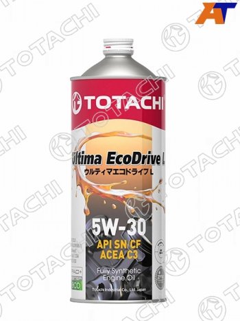 1 299 р. Масло моторное синтетическое TOTACHI Ultima Ecodrive L 5W-30 SNCF, C3 1л TOTACHI 12101  с доставкой в г. Майкоп. Увеличить фотографию 1