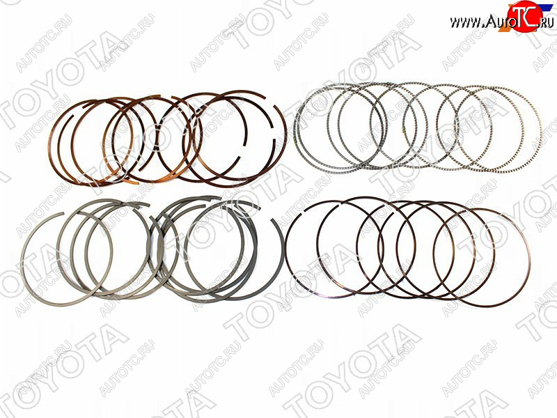 28 449 р. Кольца поршневые LEXUS LX570 07-  3URFE TOYOTA 13011-0S011  с доставкой в г. Майкоп