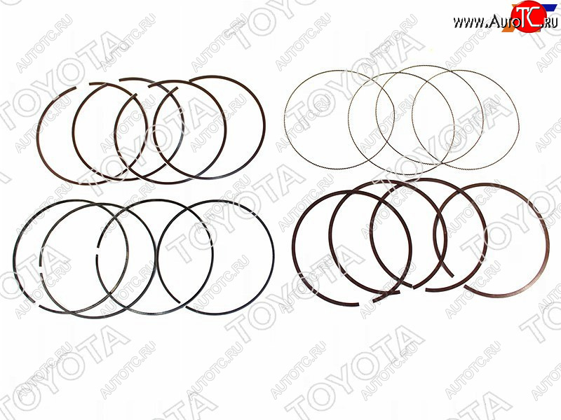 8 449 р. Кольца поршневые TOYOTA COROLLA,IST,AURIS 2,3ZRFE 07- TOYOTA 13011-37090  с доставкой в г. Майкоп