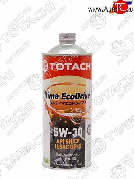 1 239 р. Масло моторное синтетическое TOTACHI Ultima Ecodrive F 5W-30 SNCF, A5B5, GF-5 1л                   TOTACHI 12201  с доставкой в г. Майкоп