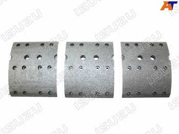 9 999 р. Колодки тормозные  перед      накладки  ISUZU FSR90 ISUZU 1-47126-161-0  с доставкой в г. Майкоп. Увеличить фотографию 1