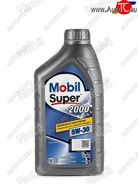 659 р. Масло моторное полусинтетическое MOBIL Super 2000 X1 5W-30, SL/CF, A3/B3, A3/B4 1л MOBIL 155184 MOBIL 155184  с доставкой в г. Майкоп