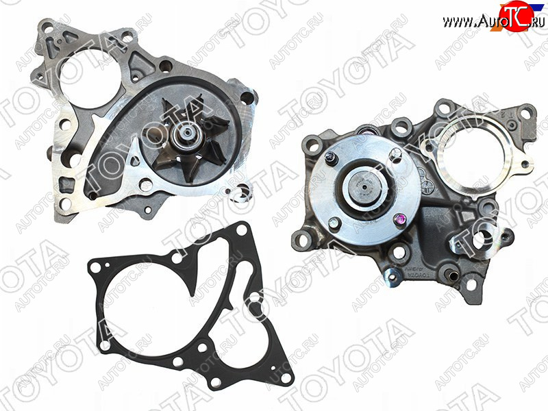 10 999 р. Насос охлаждения 1GD LC PRADO GDJ15# 15- (с прокладкой) TOYOTA 16100-19365  с доставкой в г. Майкоп