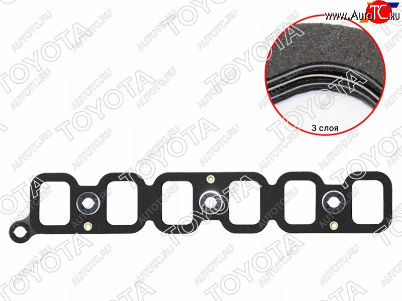 1 499 р. Прокладка впускного коллектора 1HDFTE LAND CRUISER J7#J8#J10# 98- TOYOTA 17171-17030  с доставкой в г. Майкоп