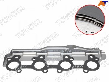 2 389 р. Прокладка выпускного коллектора TOYOTA LAND CRUISER 200 2UZFE 07- TOYOTA 17198-50010  с доставкой в г. Майкоп. Увеличить фотографию 1