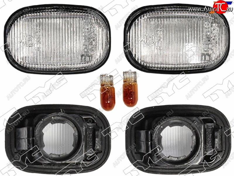 499 р. Поворот в крыло TOYOTA COROLLA 120RAV4 10, 20PROBOX белый комплект  LH+RH                          TYC 18-3543-A4-5Z  с доставкой в г. Майкоп