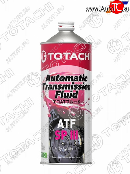 1 479 р. Масло трансмиссионное синтетическое TOTACHI ATF SP-III 1л TOTACHI 20401  с доставкой в г. Майкоп