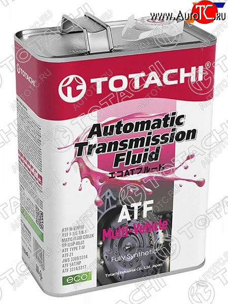 4 399 р. Масло трансмиссионное синтетическое TOTACHI ATF MULTI-VEHICLE 4л TOTACHI 20604  с доставкой в г. Майкоп