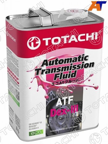 3 699 р. Масло трансмиссионное синтетическое TOTACHI ATF DEX- III 4л TOTACHI 20704  с доставкой в г. Майкоп. Увеличить фотографию 1