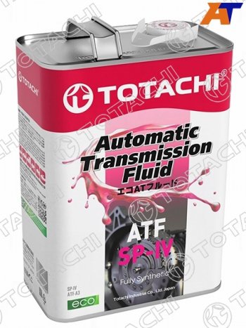 4 649 р. Масло трансмиссионное синтетическое TOTACHI ATF SP-IV 4л TOTACHI 21004  с доставкой в г. Майкоп. Увеличить фотографию 1