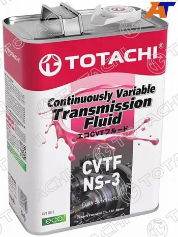 5 849 р. Масло трансмиссионное синтетическое TOTACHI CVTF NS-3 4л TOTACHI 21104  с доставкой в г. Майкоп. Увеличить фотографию 1