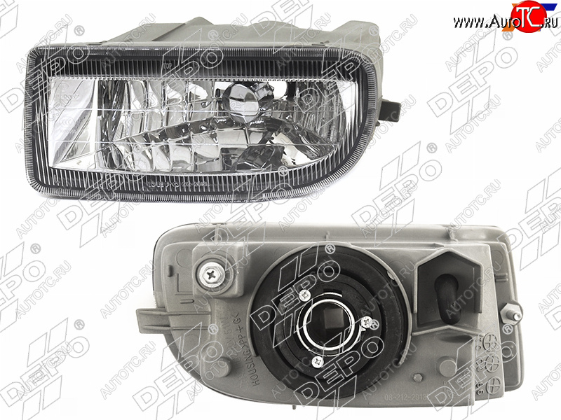 4 199 р. Фара противотуманная (Слева) Toyota Land Cruiser (J100) 98-07  Grand Hiace 99-02  Granvia 99-02 DEPO 212-2018L-UE  с доставкой в г. Майкоп