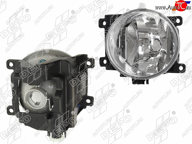3 399 р. Фара противотуманная (Слева) Toyota Land Cruiser (J200) 07-21  RAV4 (XA40) 12-19  Estima 06-16 DEPO 212-2089L-UQ  с доставкой в г. Майкоп