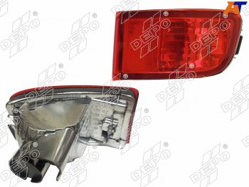 1 459 р. Отражатель Toyota Land Cruiser Prado (J120) 02-09  4Runner 02-09  Hilux Surf 02-09 (Сзади Справа) DEPO 212-2924R-E  с доставкой в г. Майкоп. Увеличить фотографию 1