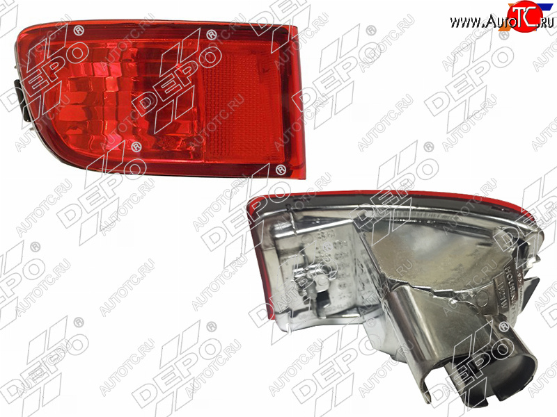 1 459 р. Отражатель Toyota Land Cruiser Prado (J120) 02-09  4Runner 02-09  Hilux Surf 02-09 (Сзади Слева) DEPO 212-2924L-E  с доставкой в г. Майкоп