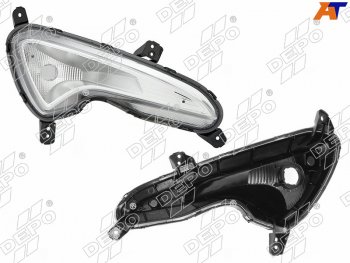 Фара противотуманная (Спереди Справа) Hyundai Solaris 14-17 DEPO 221-1603R-UE