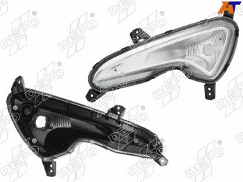 Фара противотуманная (Спереди Слева) Hyundai Solaris 14-17 DEPO 221-1603L-UE